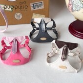 Puppytie 宠物用品狗狗牵引绳小型犬小型狗狗胸背 常春藤学院系列