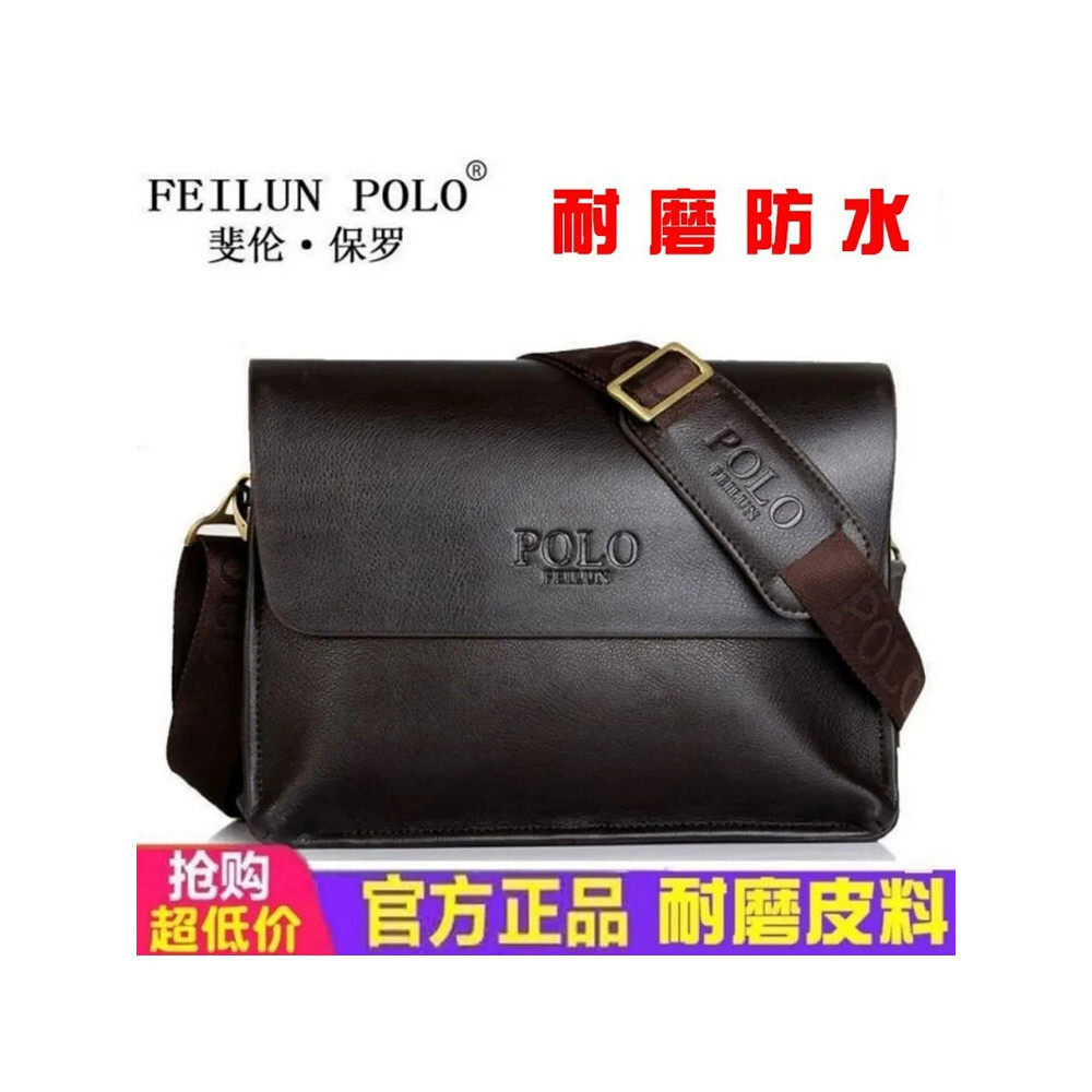 正品软皮斜挎男包商务休闲单肩包男横款真皮牛皮男士背包小皮包潮