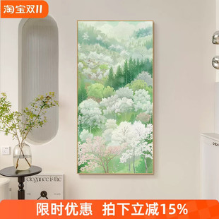 满山春色Spring is all over the mountain 卧室治愈系风景装饰画