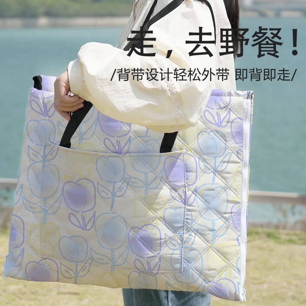 超声波背包野餐垫手提便携秋游折叠坐垫音乐节户外草坪露营防潮垫