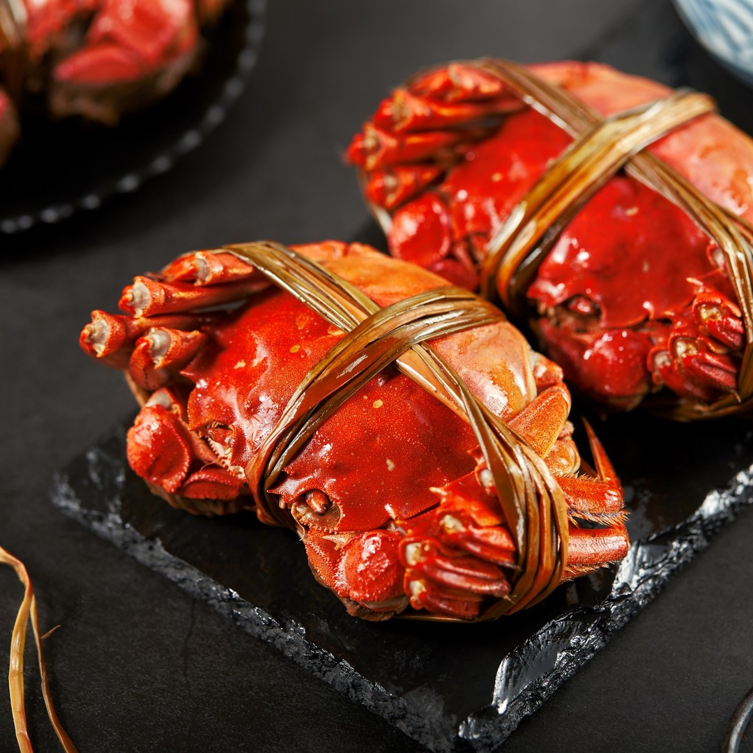 1【活蟹现发】江苏精品大闸蟹 公3.6-3.3母2.6-2.3两 到手8/10只