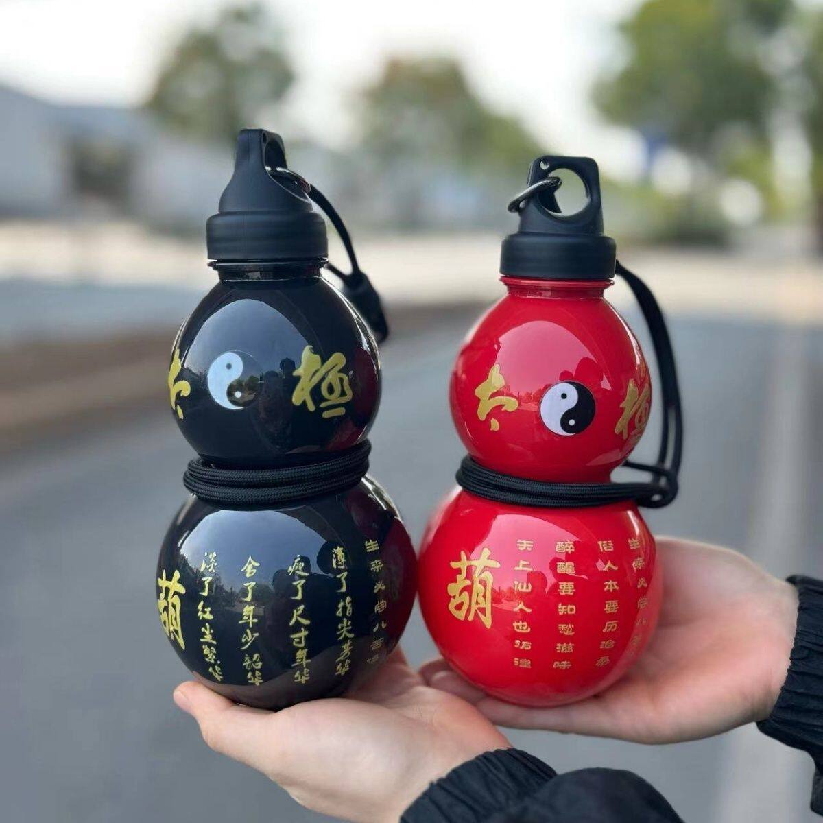黑神话葫芦水壶杯可背可提热水大容量礼物时尚潮流户外运动水杯