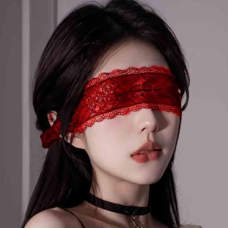 眼罩情调禁欲系蕾丝花边性感仙女可爱半脸面具诱惑派对面纱蒙眼