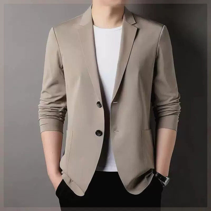 夏季休闲西装男薄外套男士防晒服男款冰丝高级感男生春季西服商务