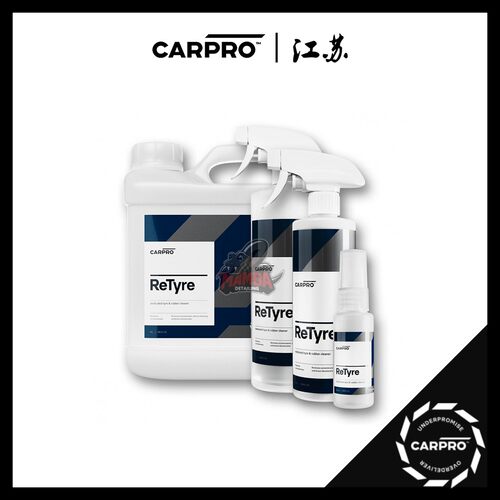 卡普 Carpro ReTyre轮胎橡胶清洁剂  轮胎去黄去污Vermijl同款