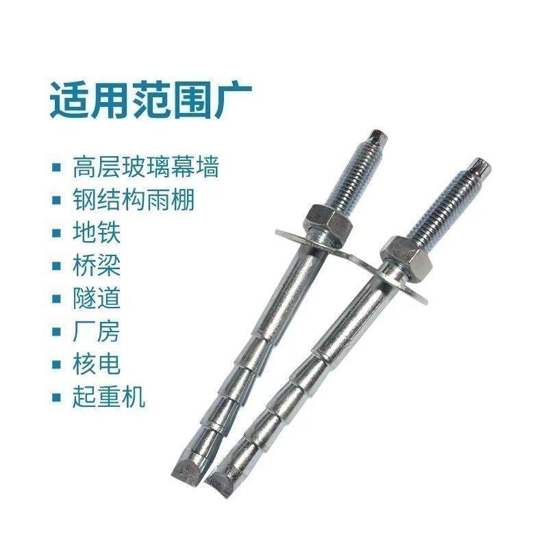 倒锥型化学定型化学高强度倒锥型M10*M24建筑锚栓锥形化学螺栓
