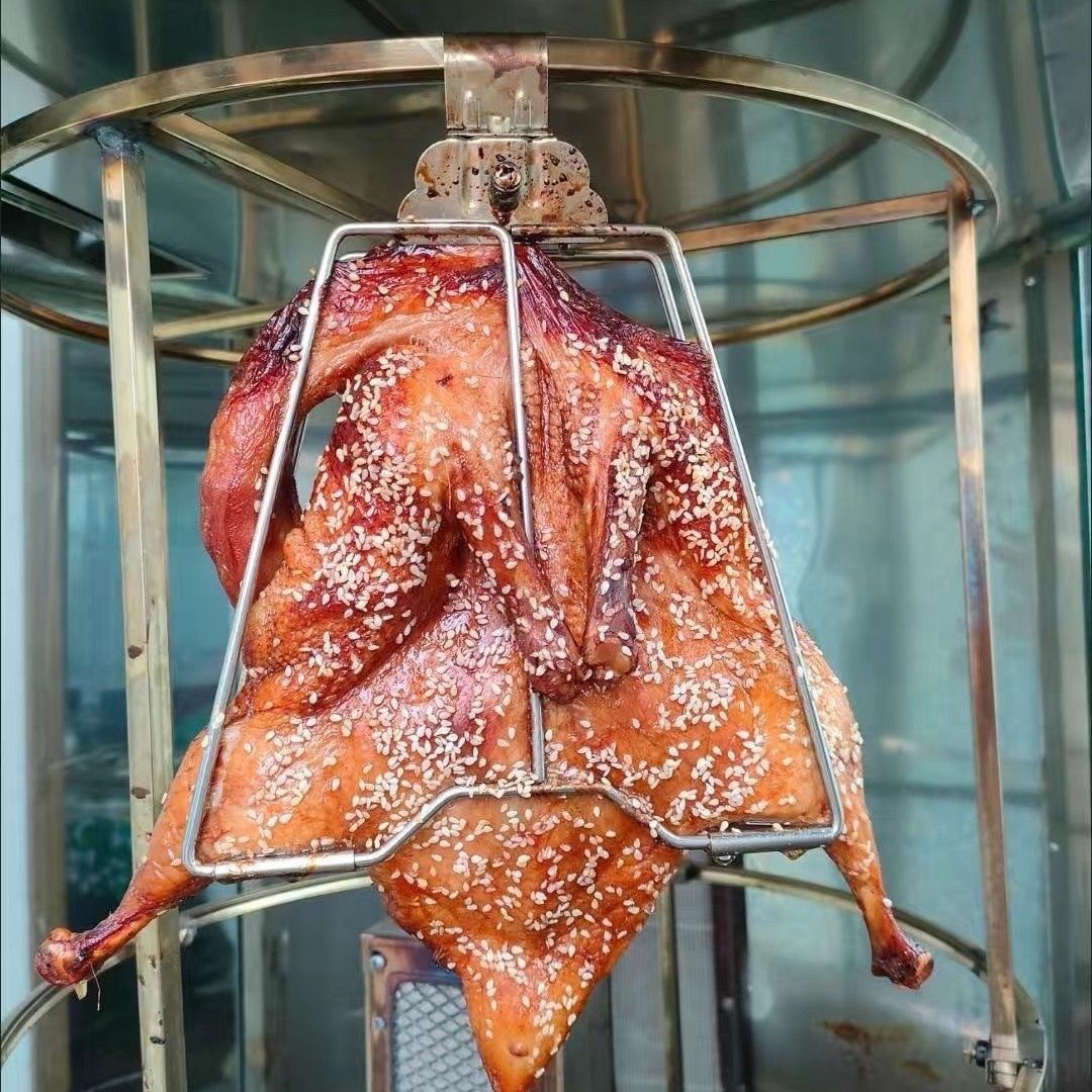 烤鸭炉商用燃气电热电烤炉木炭全自动旋转烤鸡烧鸭五花肉吊炉烤