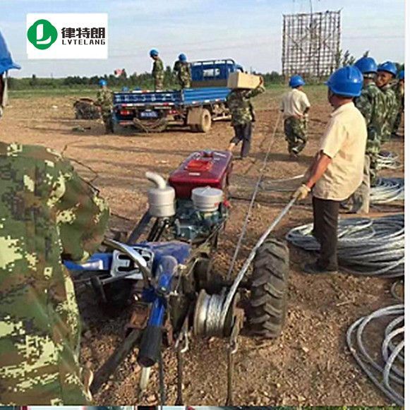 手扶拖拉机绞磨机5吨柴油手扶机动绞磨机电缆牵引机拖拉机绞磨机