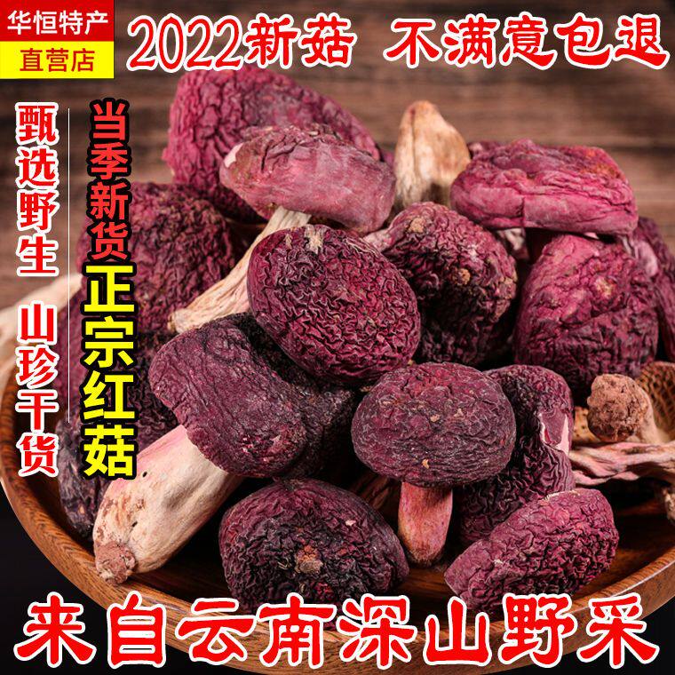 野生红菇干货小红菇精选云南红菇一等品特级红菇不开伞红香菇特产