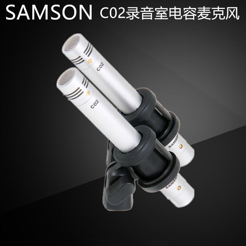 SAMSON C02 Pen-shaped Microphone Capacitive Pickup for Vocal Guitar Small Diaphragm Microphone