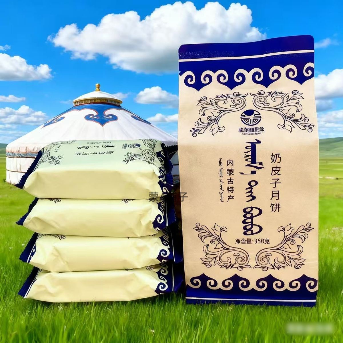 内蒙古科尔沁思念奶皮子奶豆腐黄油酸奶特产零食糕点中秋奶月饼