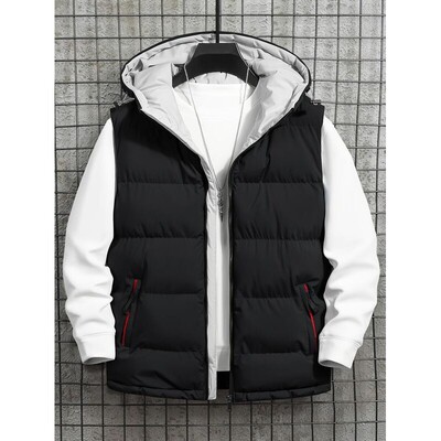 Winter New Men's Casual Windproof Jacket Fleece Lined Thin