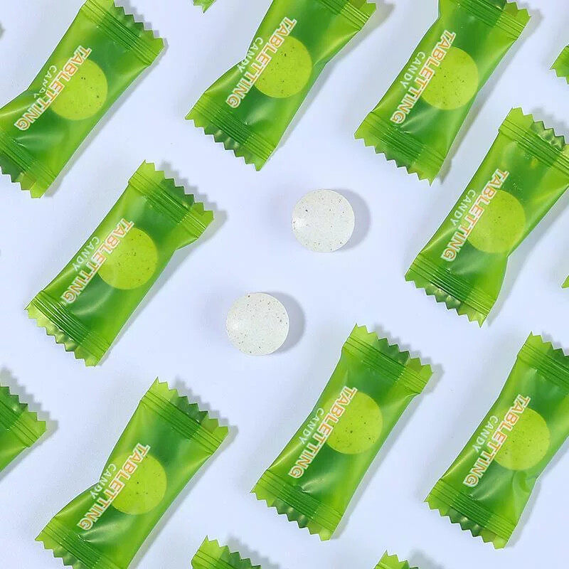 益生菌白芸豆压片糖果膳食纤维健康咀嚼片嗨吃片果蔬酵素片