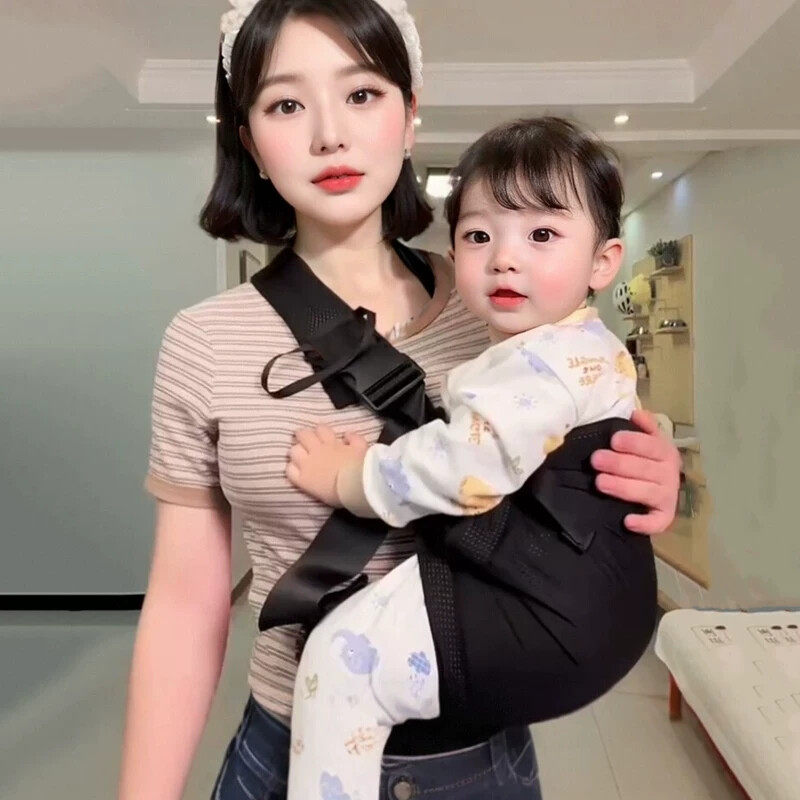 背带婴儿宝宝抱娃神器大童抱抱拖横前抱式两用多功能外出腰凳透气
