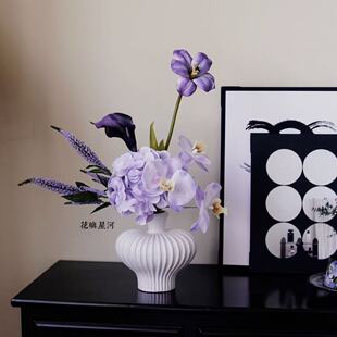 仿真花束假花花艺家居摆件客厅餐桌插花装饰ins摆拍拍照道具背景