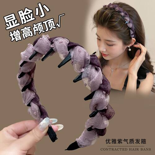 女士日常外戴发箍春夏高颅顶发箍女2026新款高级感防滑洗脸气质外