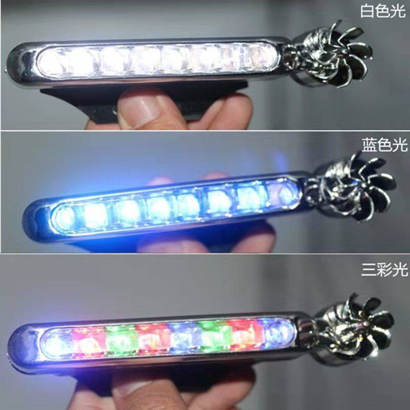 汽车装饰灯风力日行灯LED日行灯车灯风能灯风力发电LED灯改装通用