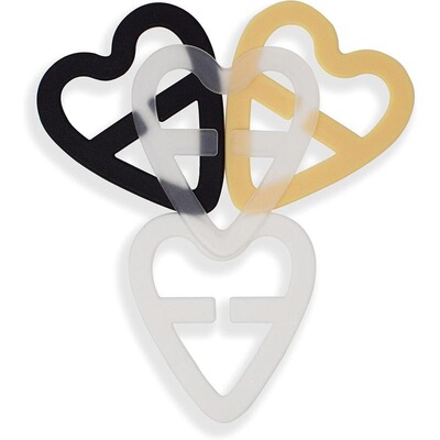 G 72808 Heart Invisible Bra Strap Clip 隐形文胸扣