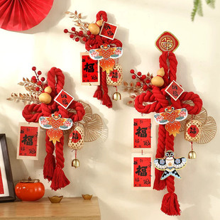 【家居好物】2026新年万字节装饰节日氛围感中国结挂件入户门布置