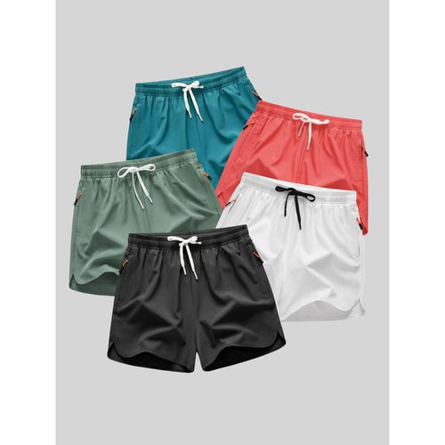 N 37403 Ice Silk Quick Dry 3-Point Shorts 冰丝速干运动三分裤