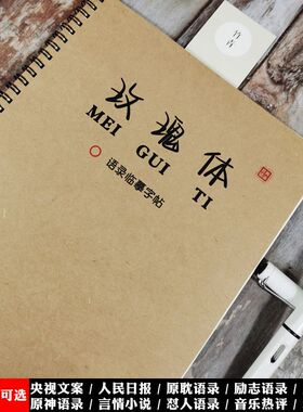 玫瑰体字帖学生作文素材文案大全央视文案漂亮治愈系速成钢笔字帖