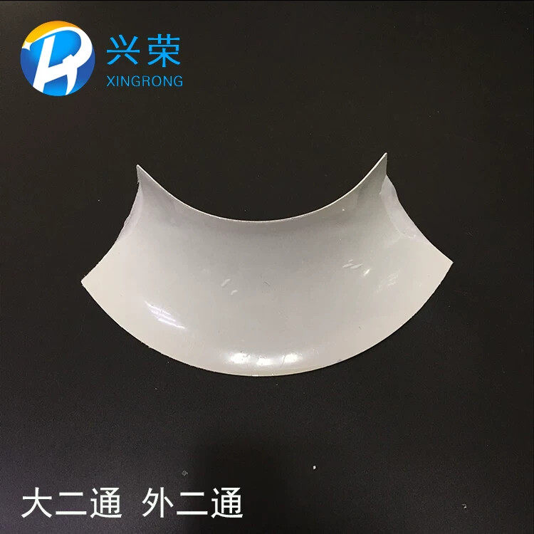 外二通三通 外阳角圆角接点 外圆弧接头净化铝型材配件银白色