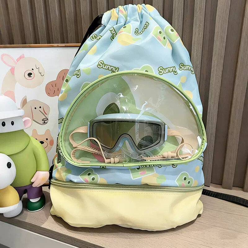 游泳收纳包儿童防水游泳包干湿分离双肩款户外背包游泳专用泳包