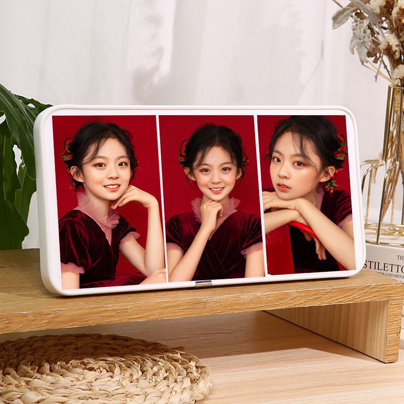三宫格尺寸摆台照片墙画框宝宝照婚纱照片冲印挂画长方形简约影楼