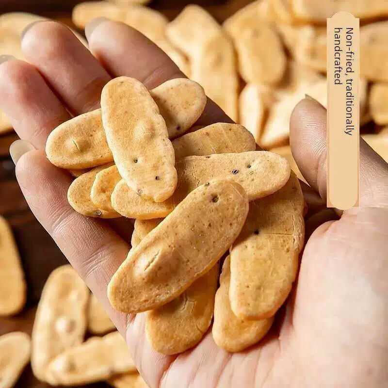 特产零食新炒年糕片年糕条即食农家手工烤芝麻低脂