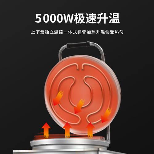 北京东方新奥YCD45A商用电饼铛双面加热烙饼机大号商用恒温酱香饼