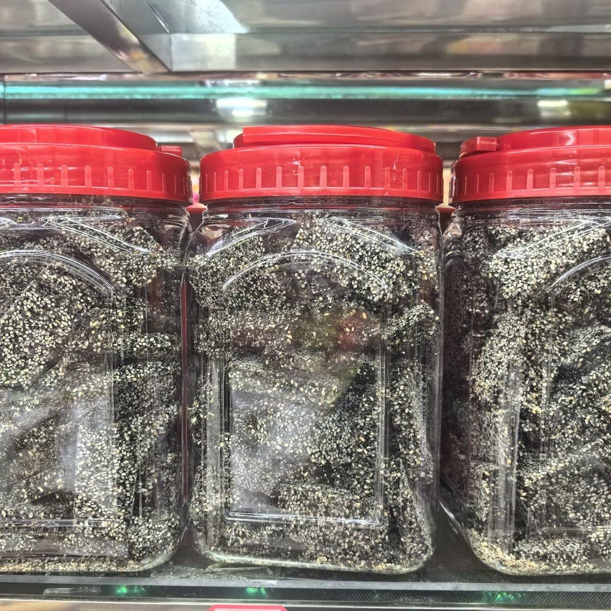 义乌特产全黑芝麻片纯手工红糖罐装传统糕点老式零食营养孕妇小吃