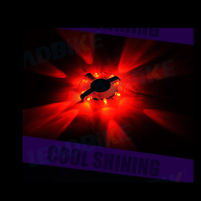 自行车炫彩花鼓灯风火轮山地车警示灯死飞骑行装饰装备灯