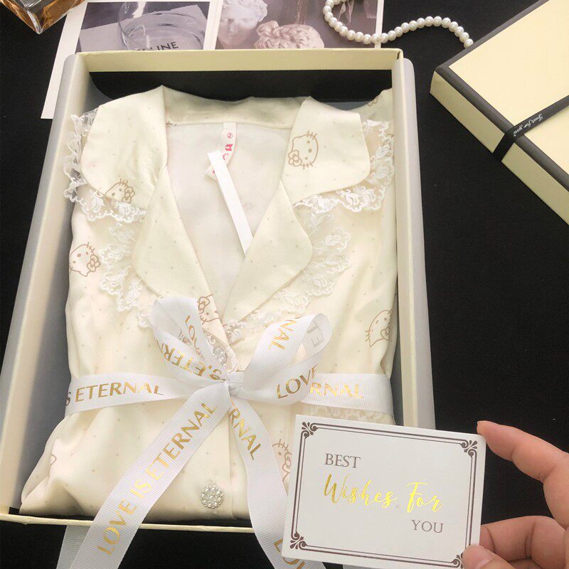 2026年新款睡衣女春夏季冰丝送朋友闺蜜生日礼物礼盒款老婆情人节
