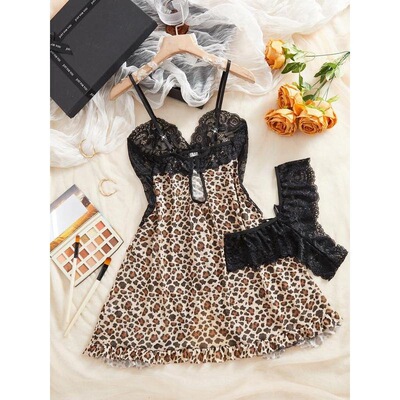 Y 70771 Lace Backs Sleep Dress 蕾丝睡裙 亚马逊跨境欧美外