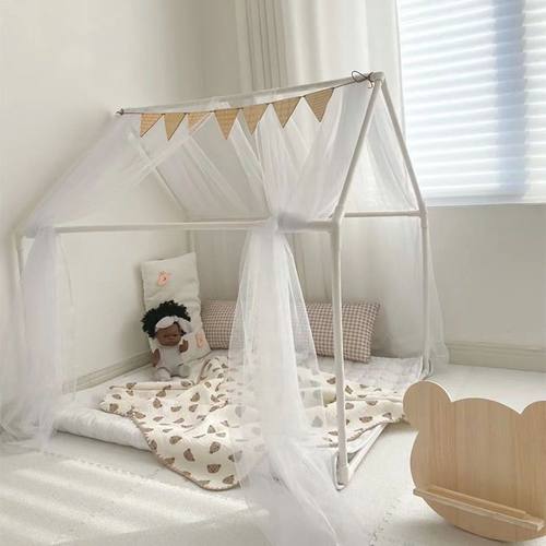 PVC管搭建DIY儿童帐篷