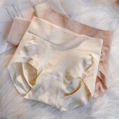高腰收腹提臀内裤 无痕包臀美体收肚子 莫代尔抗菌大码 女士夏季 薄款