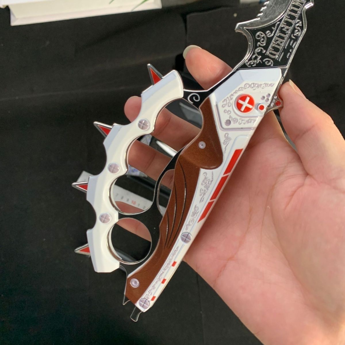 信条三角洲行动周边同款S7刀皮模型合金兵器系列全金属玩具模型