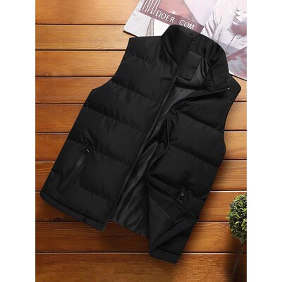Men's Lightweight Casual Vest Foldable Design for Autumn
