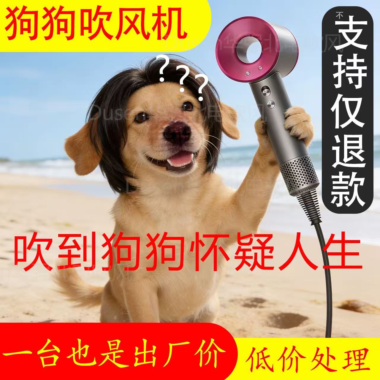 宠物吹风机大功率吹风机泰迪金毛吹风机大狗吹风机中大型犬电吹风