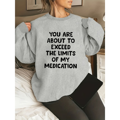 N 43145 Letter print men's sweatshirt 字母印花男士休闲卫衣