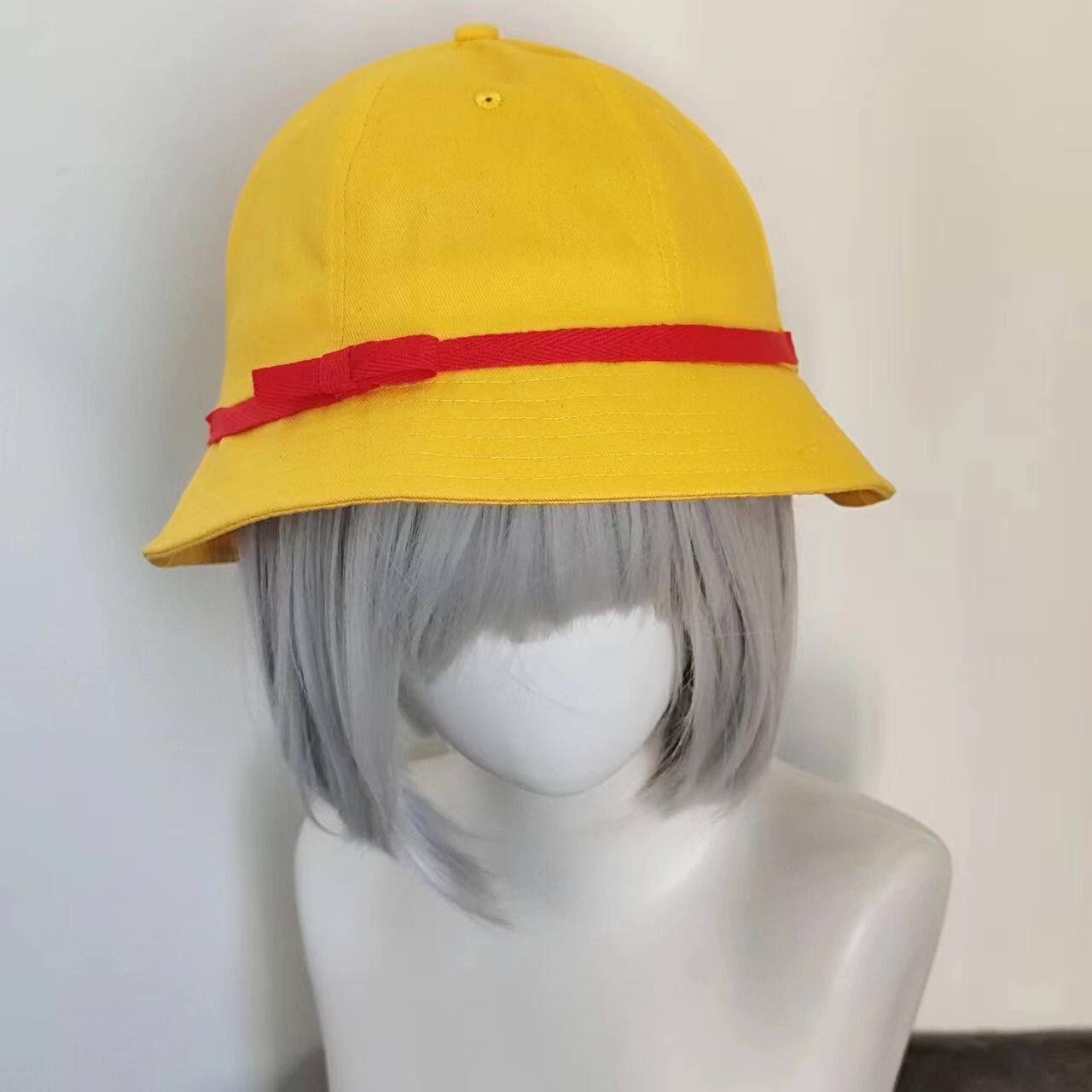 防晒帽不压头发甜美樱桃小丸子蝴蝶结盆帽夏季遮阳帽渔夫帽子闺蜜