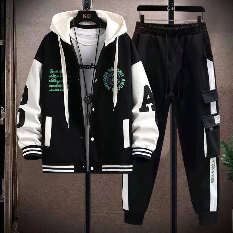 13青少年春秋款卫衣男孩12岁15初中学生14帅气运动套装16大童春装