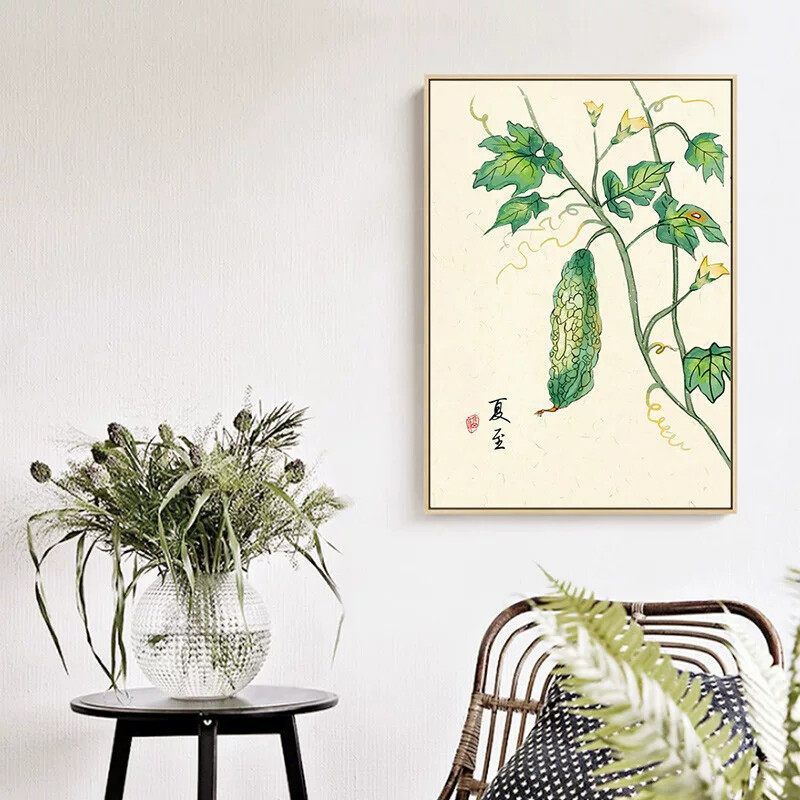 中国风现代中式节气墙面餐厅挂画现代简约样板房饭厅新中式装饰画