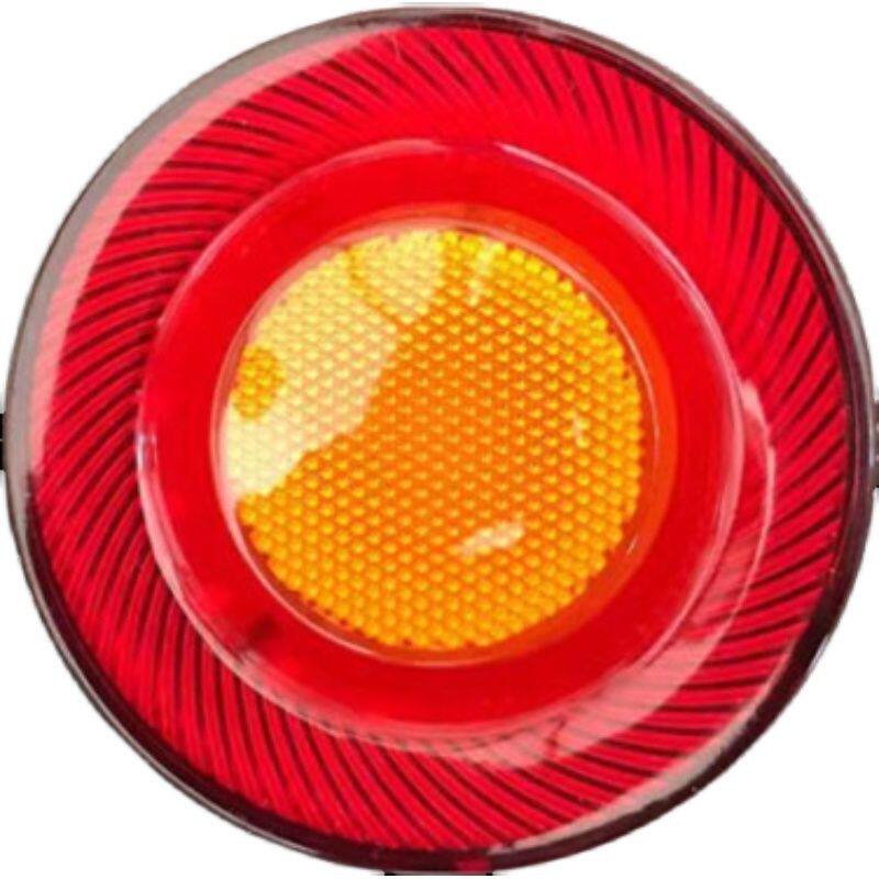 电动三轮车LED尾灯老年休闲车圆形48v后转向灯行车灯转向灯刹车灯