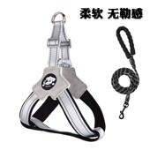 狗狗牵引绳背心式 宠物胸背带遛狗绳中小型柴犬柯基比熊泰迪狗链子