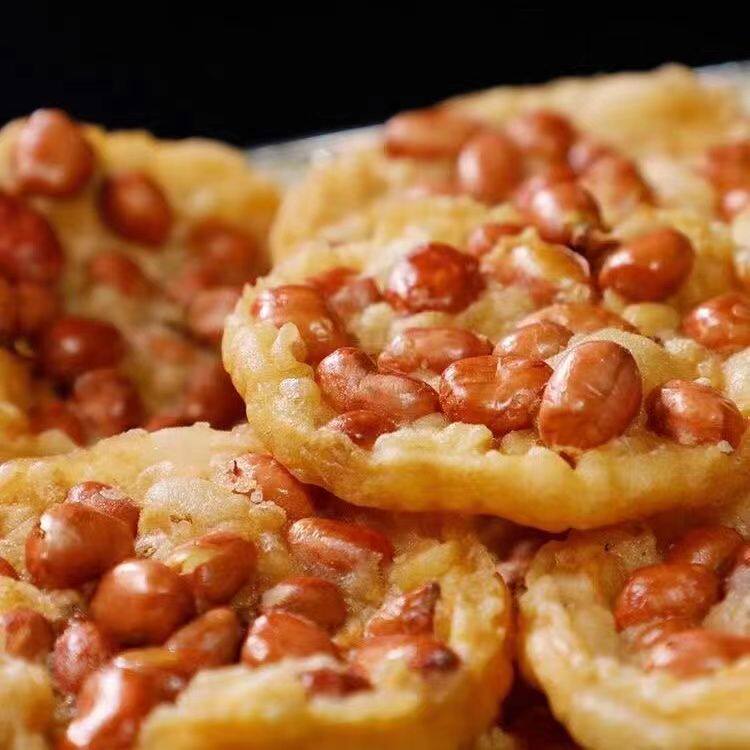 月亮粑粑湖南特产花生巴豆饼铜勺饼零食大全各种各样