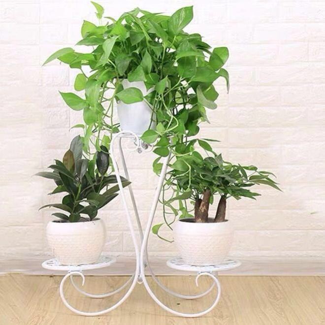 造型花盆架欧式铁艺花架室内客厅阳台单层多层绿萝吊兰多肉花架子