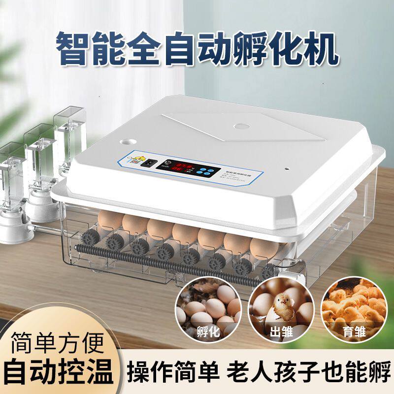 全自动智能孵化器家用小型孵蛋器小鸡芦丁鸡孵化箱鸡鸭鹅鹌孵化机