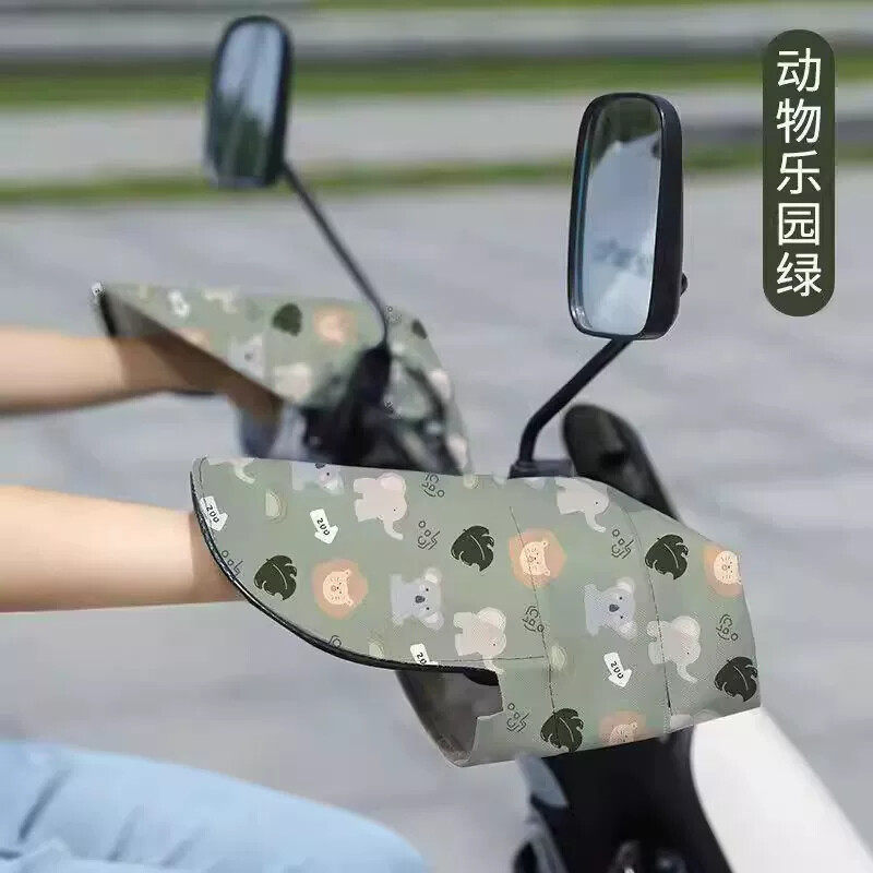 摩托车防晒手套夏季遮阳护手罩夏天车把套防水防风电瓶手把套