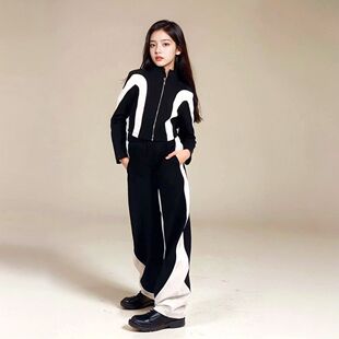 春季少儿儿童模特形体礼仪训练服装潮服校服男女童t台走秀练功服